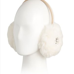 Elegant Cream Faux Fur Earmuffs